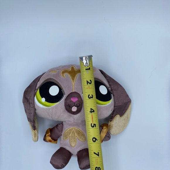 Hasbro Littlest Pet Shop LPS Sassiest Dog Puppy Plush 8" Stuffed Animal Toy 2008 - Picture 8 of 8